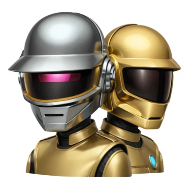 daft punk realiatic sticker