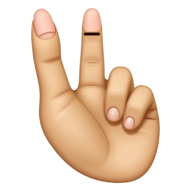 Emoji doigts d’honneur à la place de la main un pied  sticker