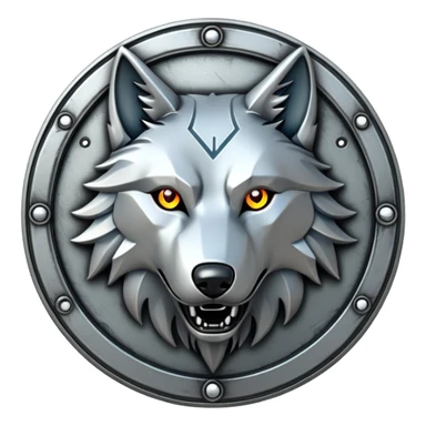 Witcher wolf medallion sticker