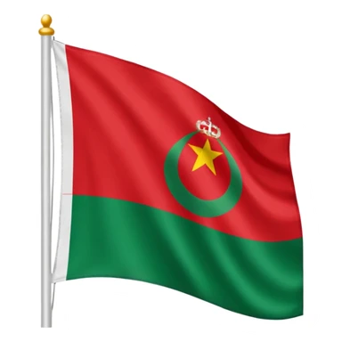 Un emoji de la bandera de la comunidad autónoma de Andalucia del este estilo 🇪🇸 sticker