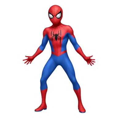Spiderman full body doodle shock sticker
