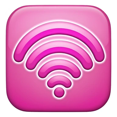 pink wifi sticker