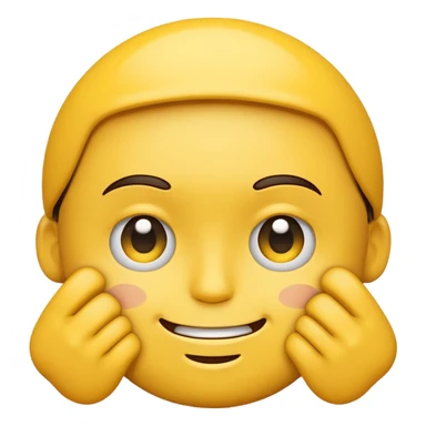 Emojis face with a frown ￼and smile sticker