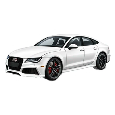 машина ауди rs7  sticker