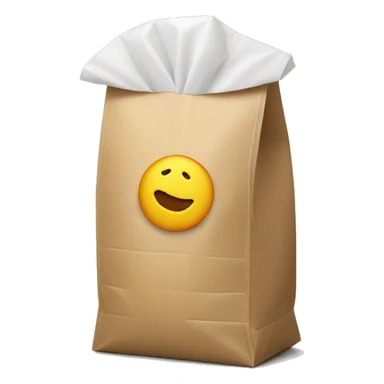 A food bag, made of carboard sealable filled with a flour sticker