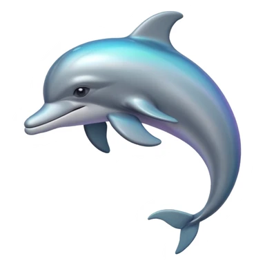 Aesthetic dolphin sticker