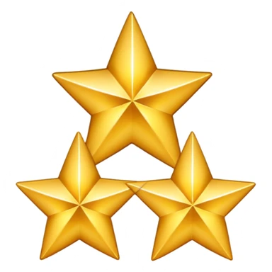 3 stars sticker