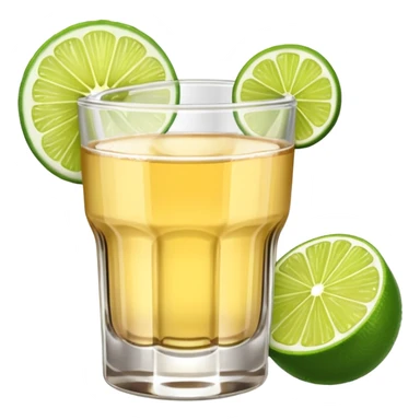Shot of tequila sticker