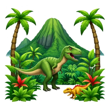 Jurassic Park GREEN COLOR sticker