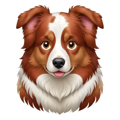 Red Merle Australian shepherd  sticker