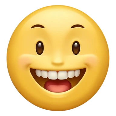 smiling emoji with a missing tooth sticker