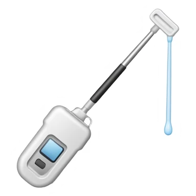 Explosive trace detector swab sticker