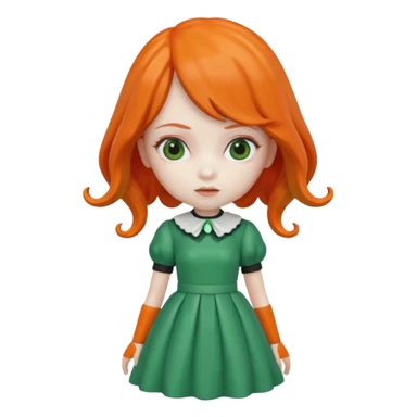 squid game doll sticker