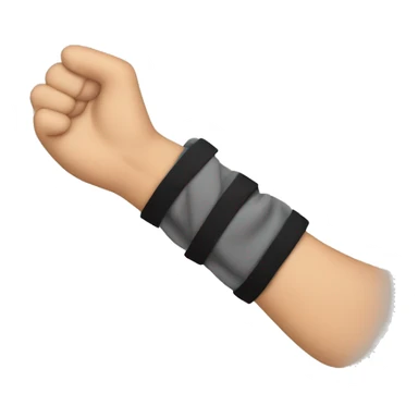 arm in sling sticker