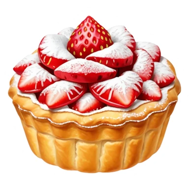 Danish strawberry Pastries sticker