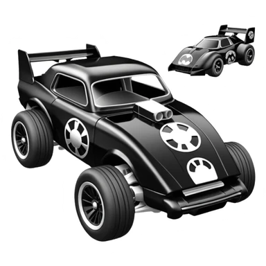 Hot wheels Hot rod Star Wars Death trooper’s race car  sticker