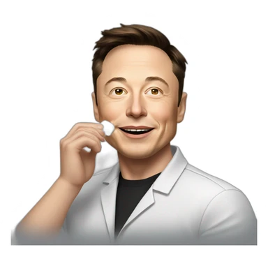 elon musk doing drugs, for educational purposes only, inclusiveness and positive, LGTBQ+ sticker