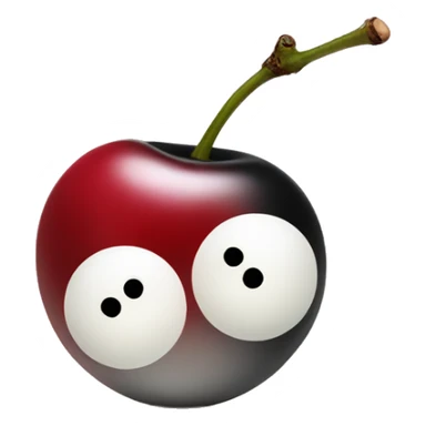 Two 8 ball cherries sticker