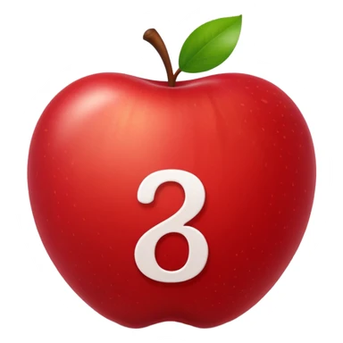 calendar with number 28, white page and red top, apple style emoji sticker