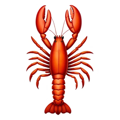 Lobster funeral sticker