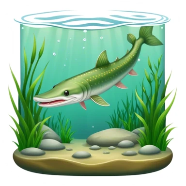 Longnose Gar sticker