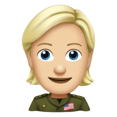 marine le pen  sticker