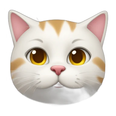 Cats kiss heart sticker