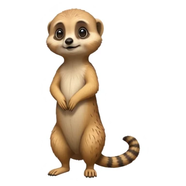 Create a meerkat emoji sticker