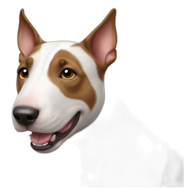 Dog bull terrier sticker