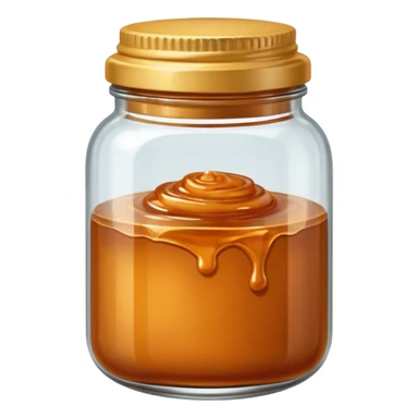Salted caramel jar  sticker