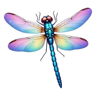 Peaceful Dragonfly color  sticker
