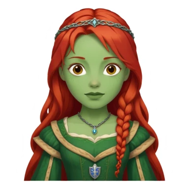 Fiona from the Shrek movie sticker