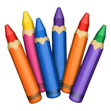 crayons sticker