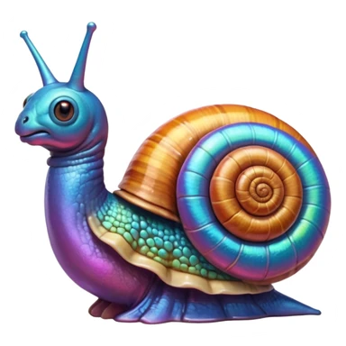 snail + anatomical heart sticker