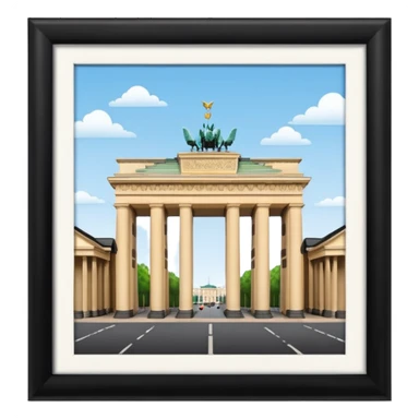brandenburg gate sticker