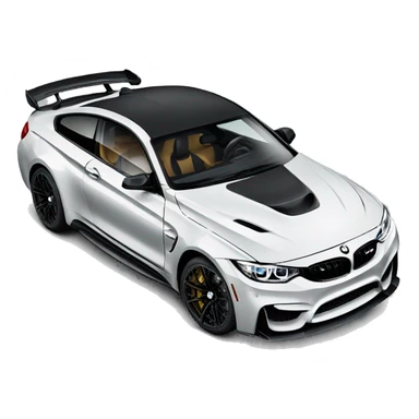 A BMW m4 competition  sticker