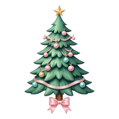 Coquette aesthetic Christmas sticker