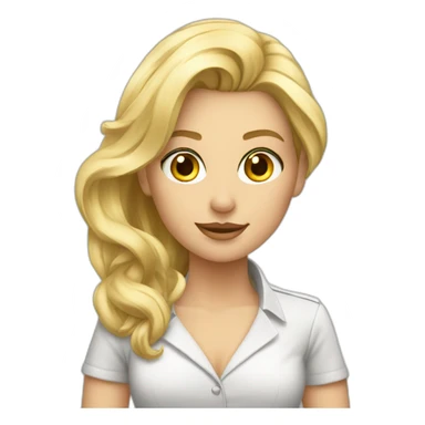 Blonde corp superbe sticker