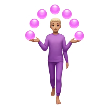 
A small figure walks across a glowing bridge, holding soft pink and purple orbs in each hand—symbolizing compassion and forgiveness. A gentle heart aura trails behind them, showing healing in motion. sticker