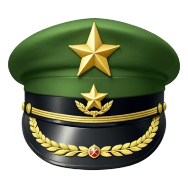 military hat sticker