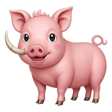 mythical pig sticker