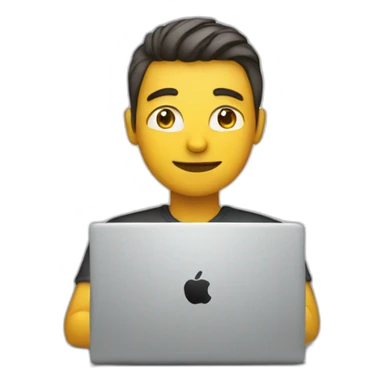 programmer on front of laptop sticker