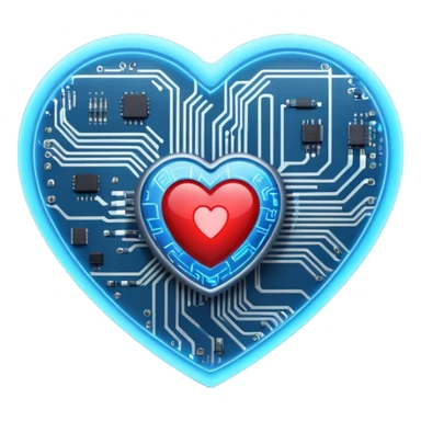 internet security heart sticker