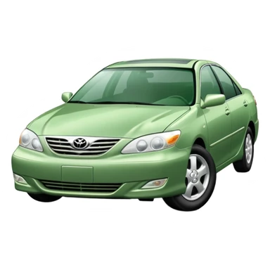 Green 2003 Toyota Camry sticker