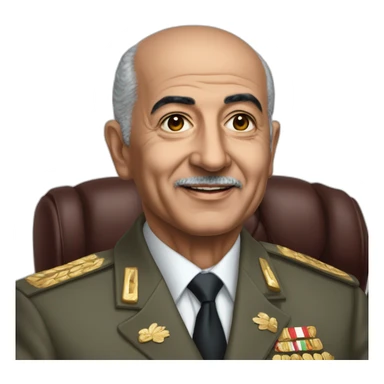 Abdelmadjid Tebboune Président de la République algérienne démocratique et populaire sticker