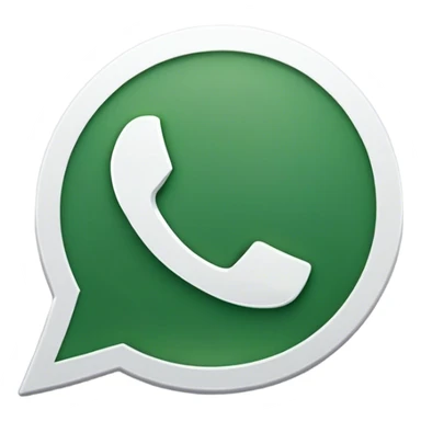 A whatsapp logo sticker