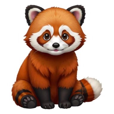 red panda sticker