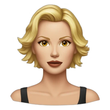 charlize theron ultra realistic sticker
