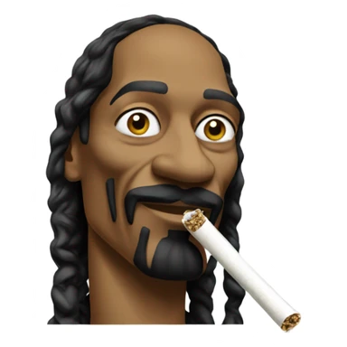 snoop dogg with a joint sticker