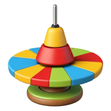 toy spinning top sticker